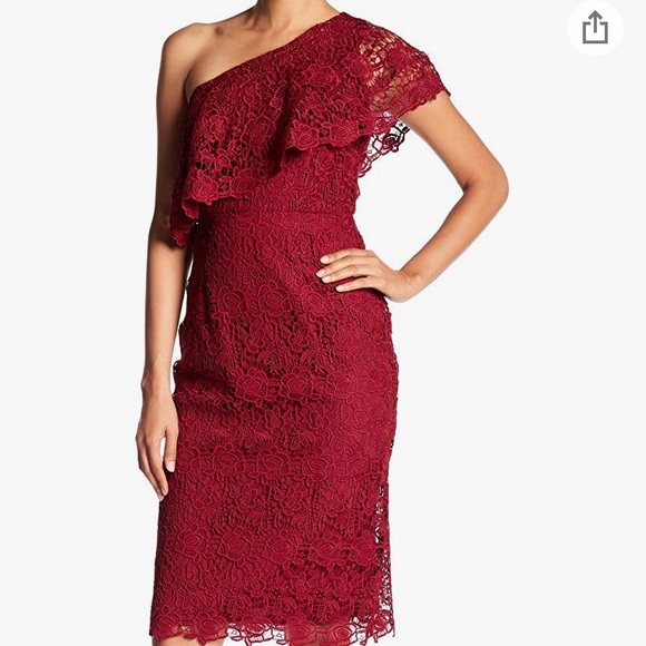Nanette Lepore Dresses & Skirts - Nanette Lepore Women's One Shoulder Lace Dress